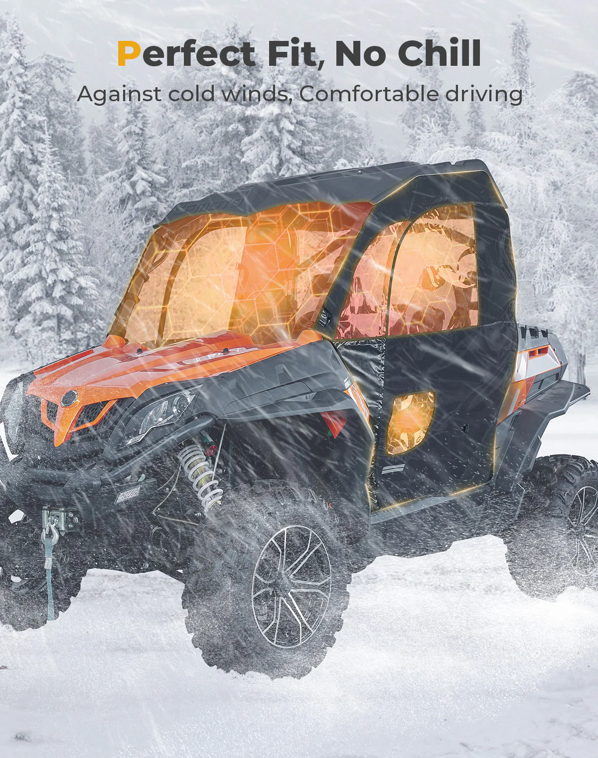 Soft Cab Enclosure Doors for CFmoto ZForce 500 | 800 | 1000 - Image 6