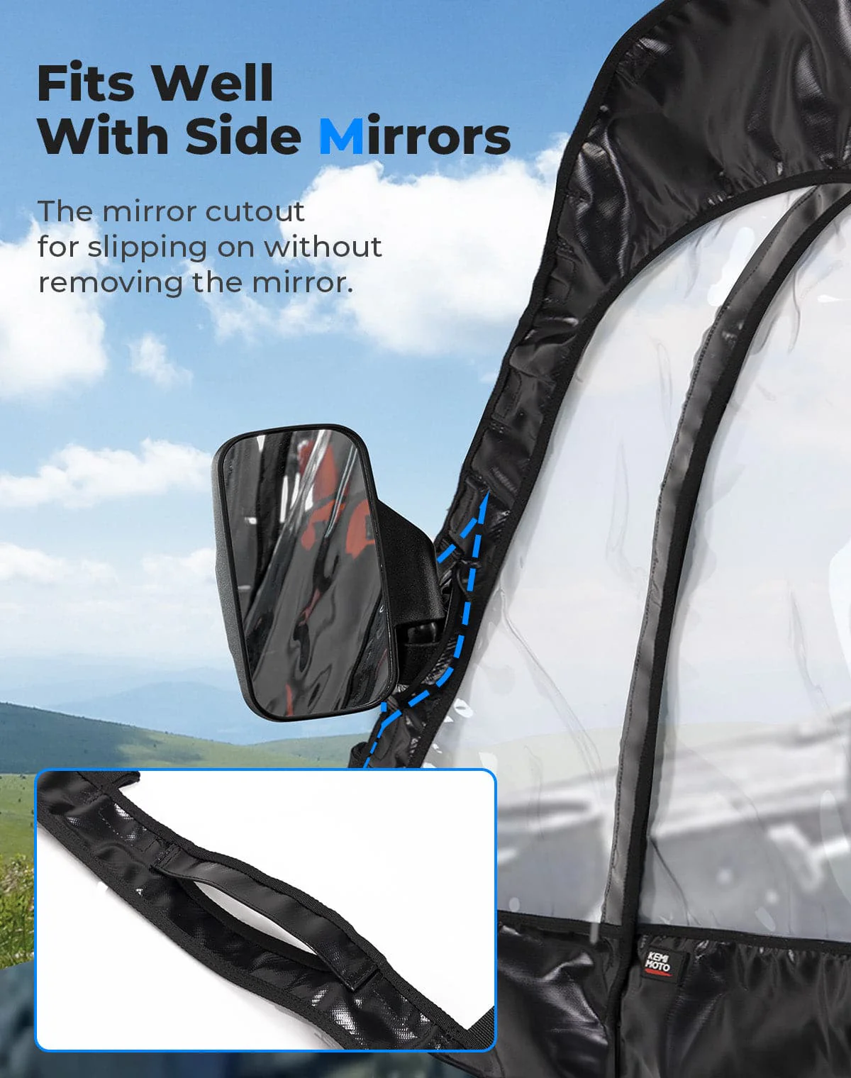 Soft Cab Enclosure Doors for Tracker 800SX Crew 2020+ - Image 3