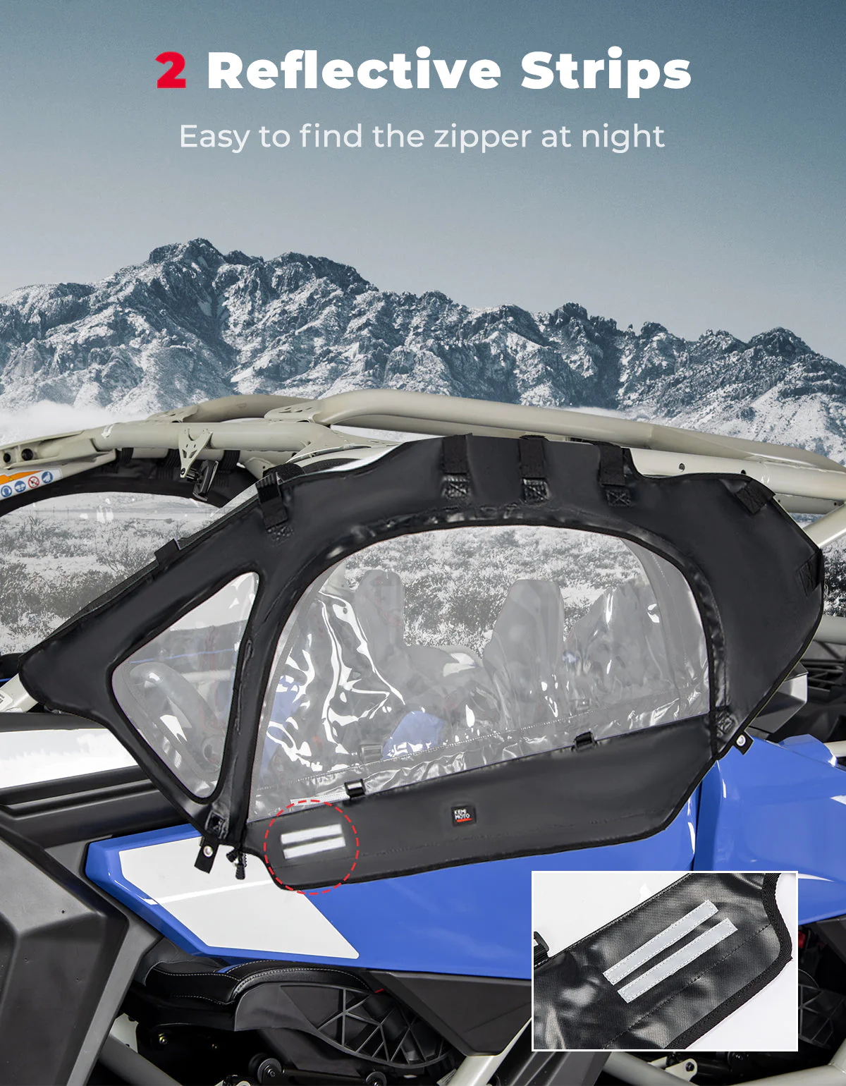Soft Cab Enclosures and rear windshield for Can-Am Maverick X3 - Image 4