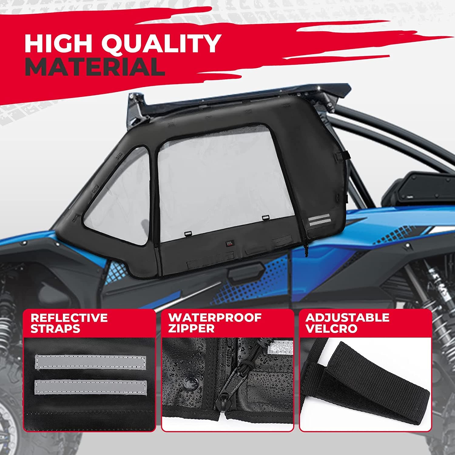 Soft Cab Enclosures & Fender Flares for Kawasaki Teryx KRX 1000 - Image 4