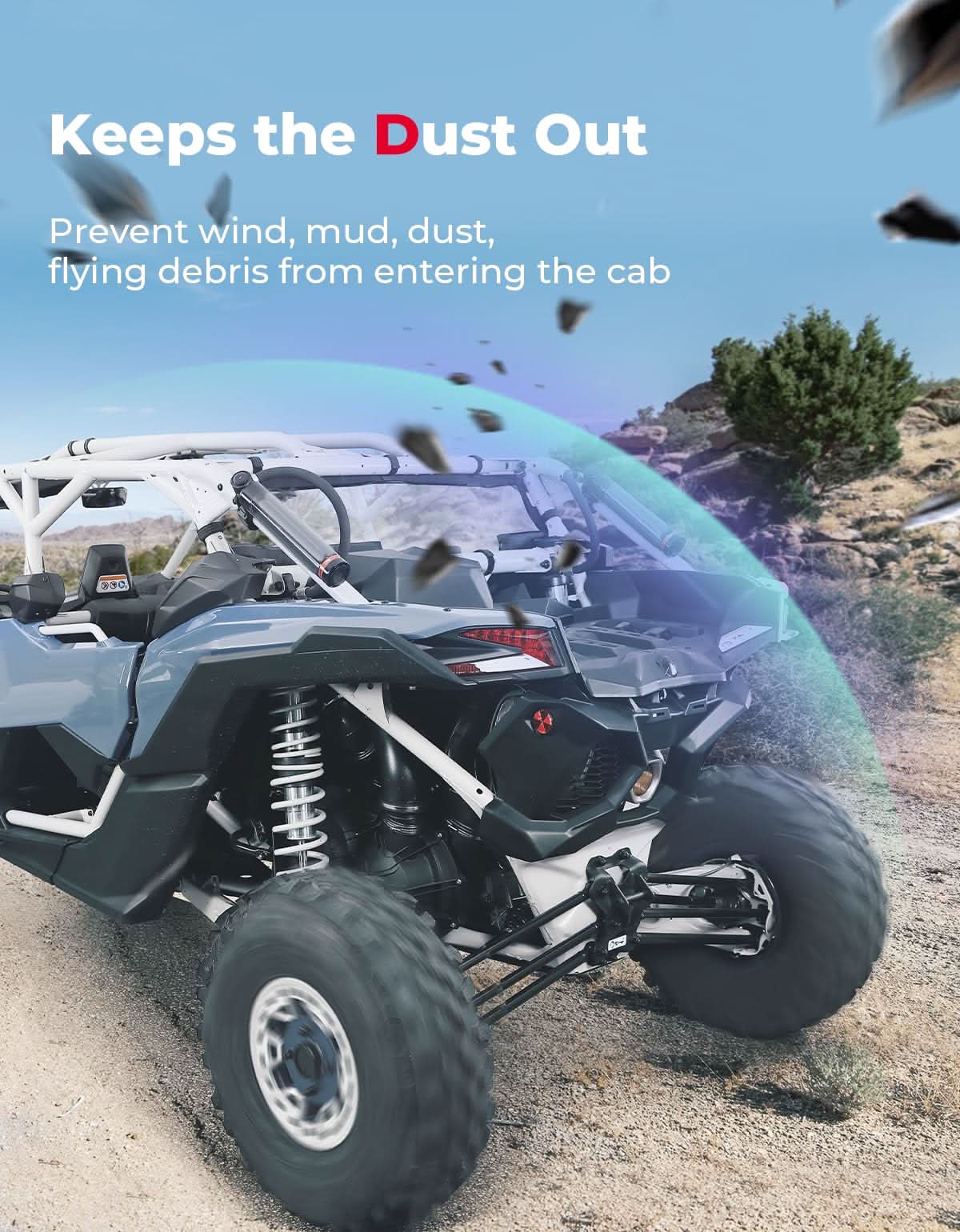 Soft Cab Enclosures & Soft Rear Windshield for Can-Am Maverick X3 - Image 14