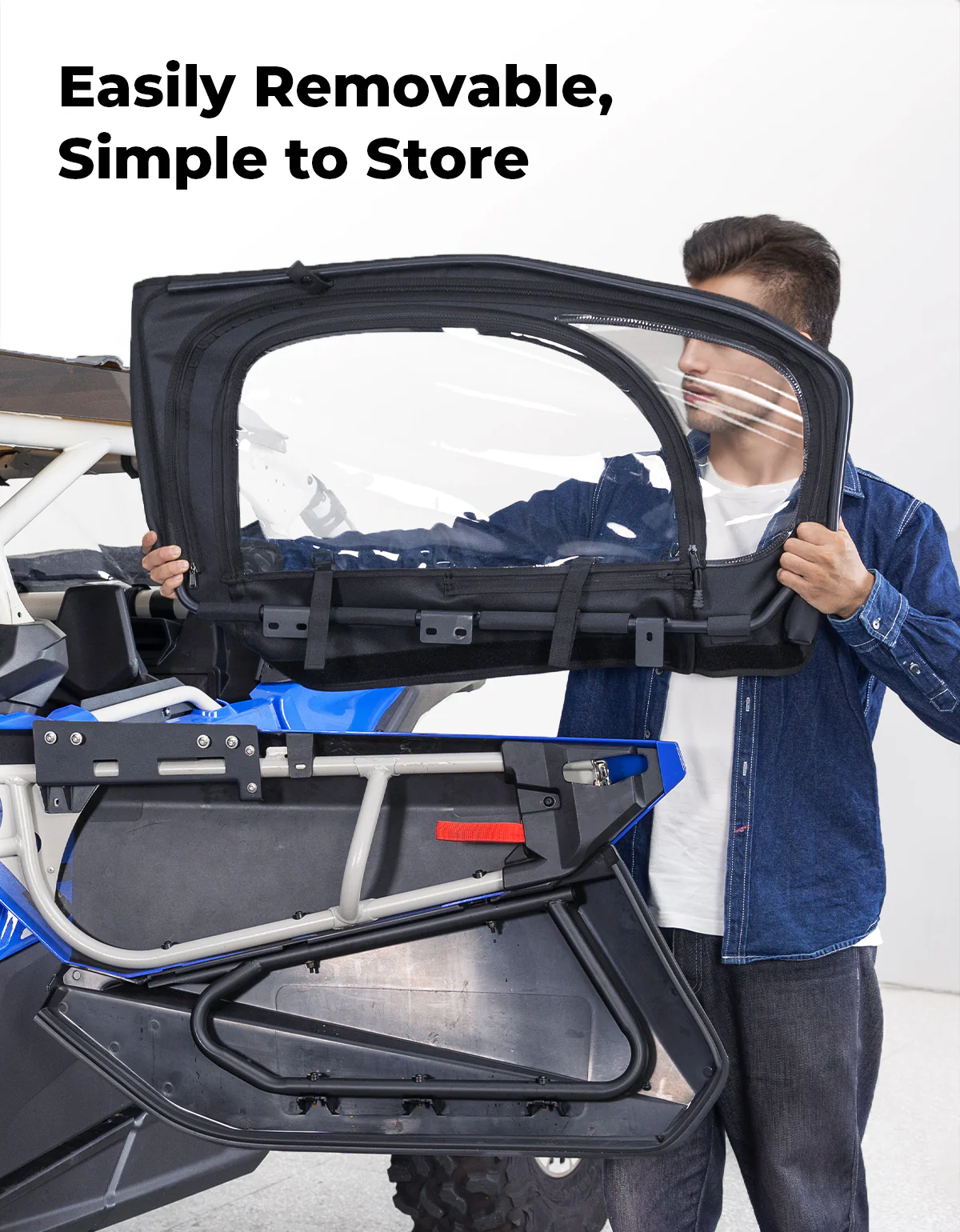 Soft Cab Enclosures with Metal Frame for Can-Am Maverick X3 MAX - Image 7