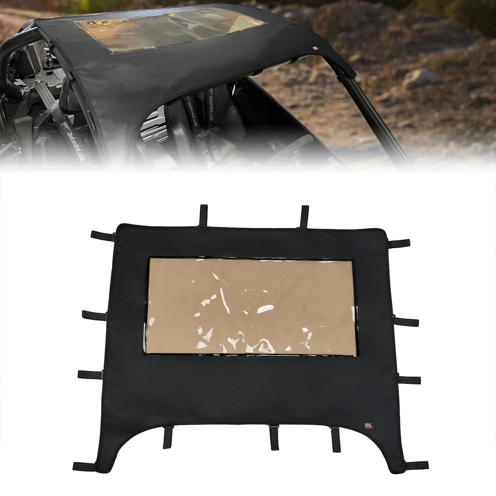 Soft Canvas Roof for Polaris RZR PRO R 2022-2024 - Image 9