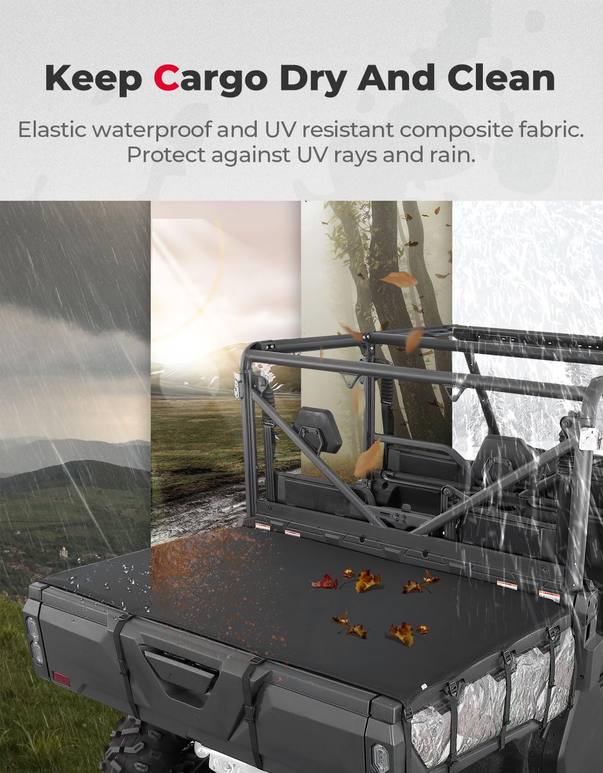 Soft Cargo Bed Cover for CFMOTO UFORCE 1000/1000 XL - Image 6