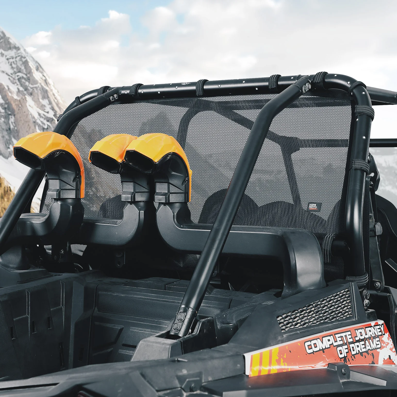 Soft Rear Window Net for Polaris RZR XP/ XP 4 1000 - Image 6