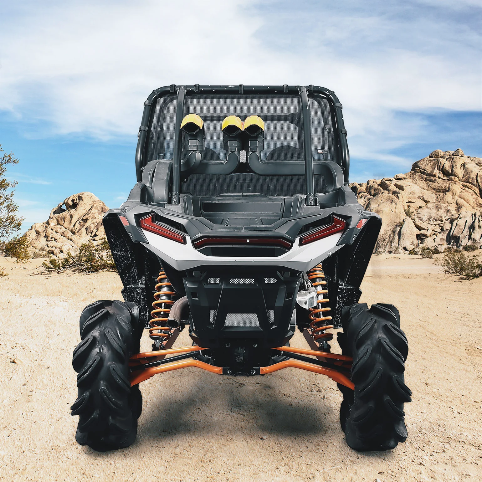 Soft Rear Window Net for Polaris RZR XP/ XP 4 1000 - Image 7