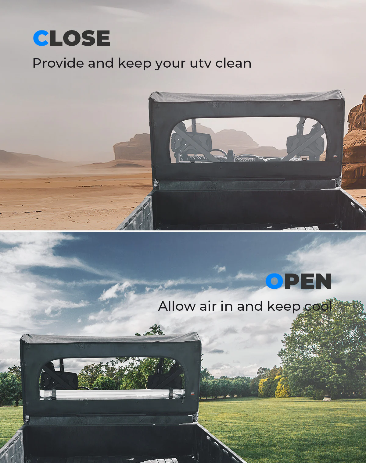 Soft Rear Window Net for Tracker 800SX | CREW 2020-2024 - Image 3