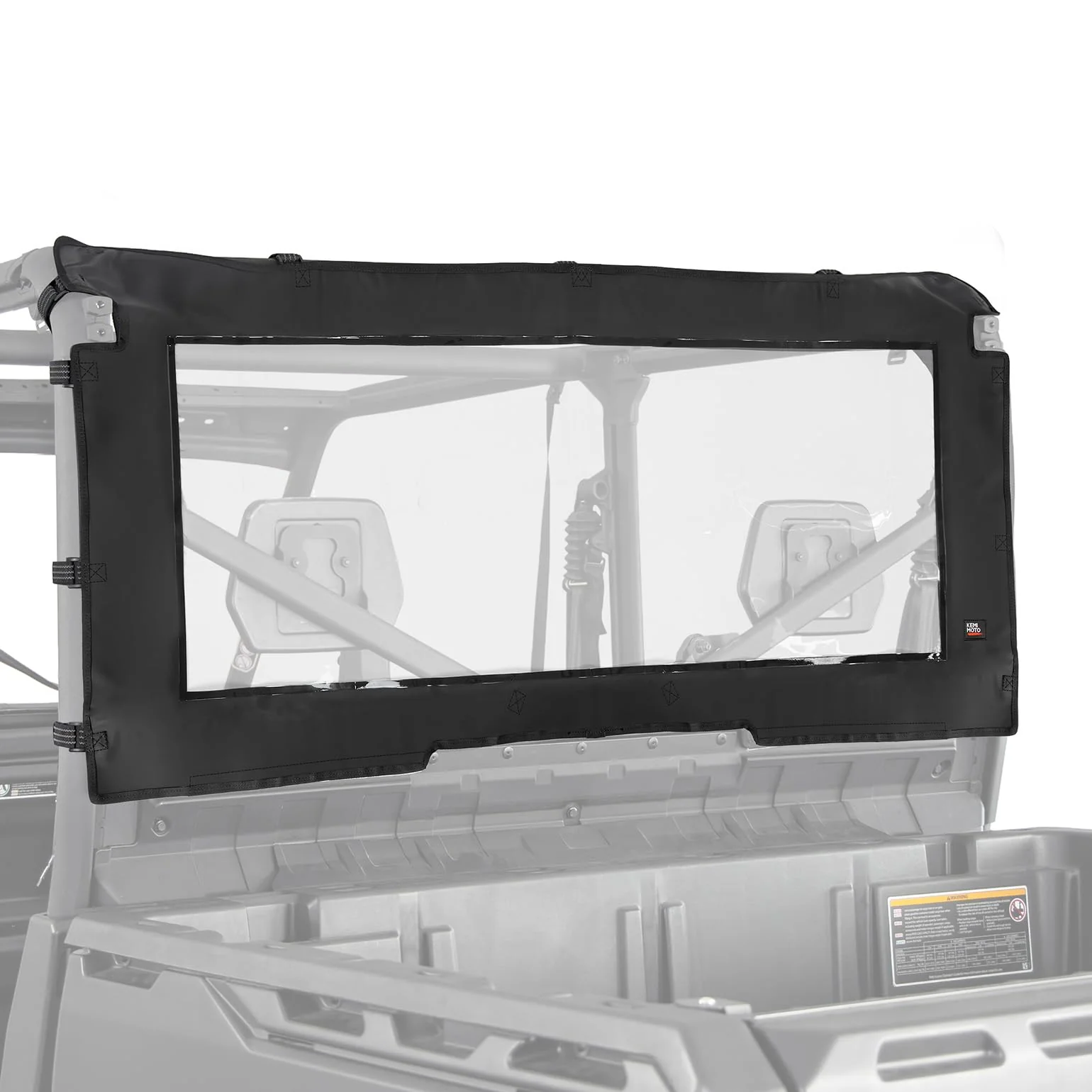 Fabric Soft Rear Windshield for Can-Am Defender HD10|9|8|7|5 - Image 7