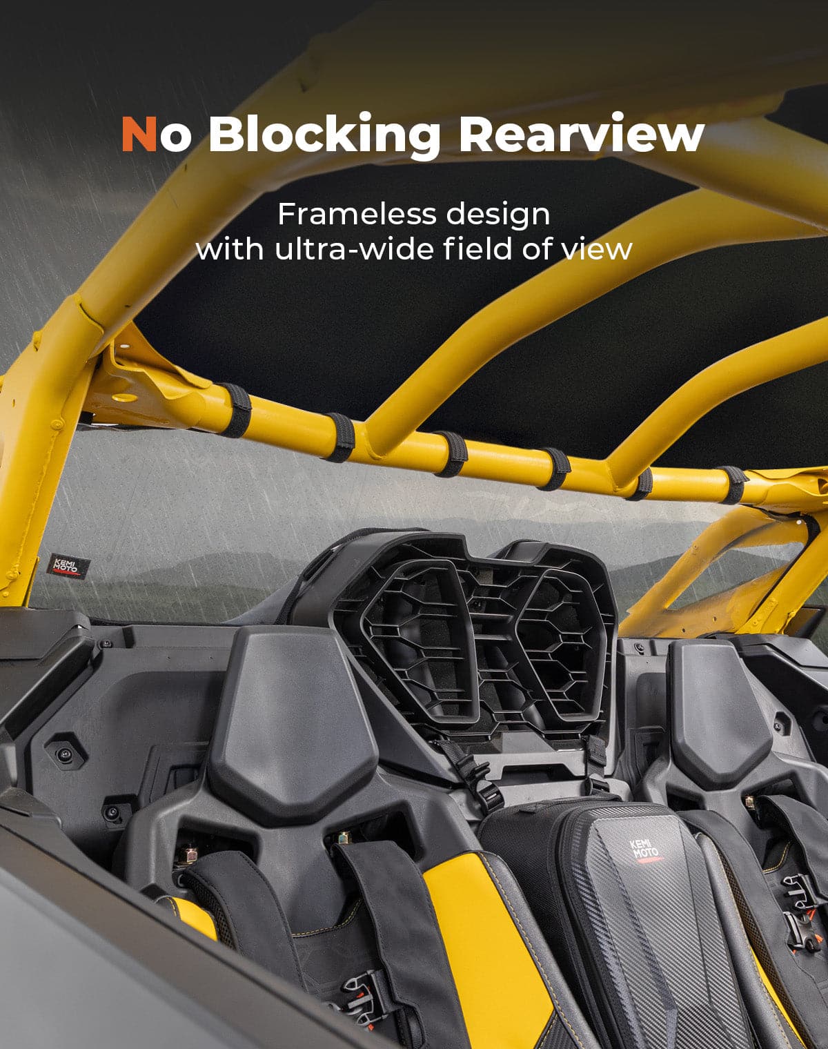 Soft Rear Windshield for Can-Am Maverick R 2024+ - Image 5