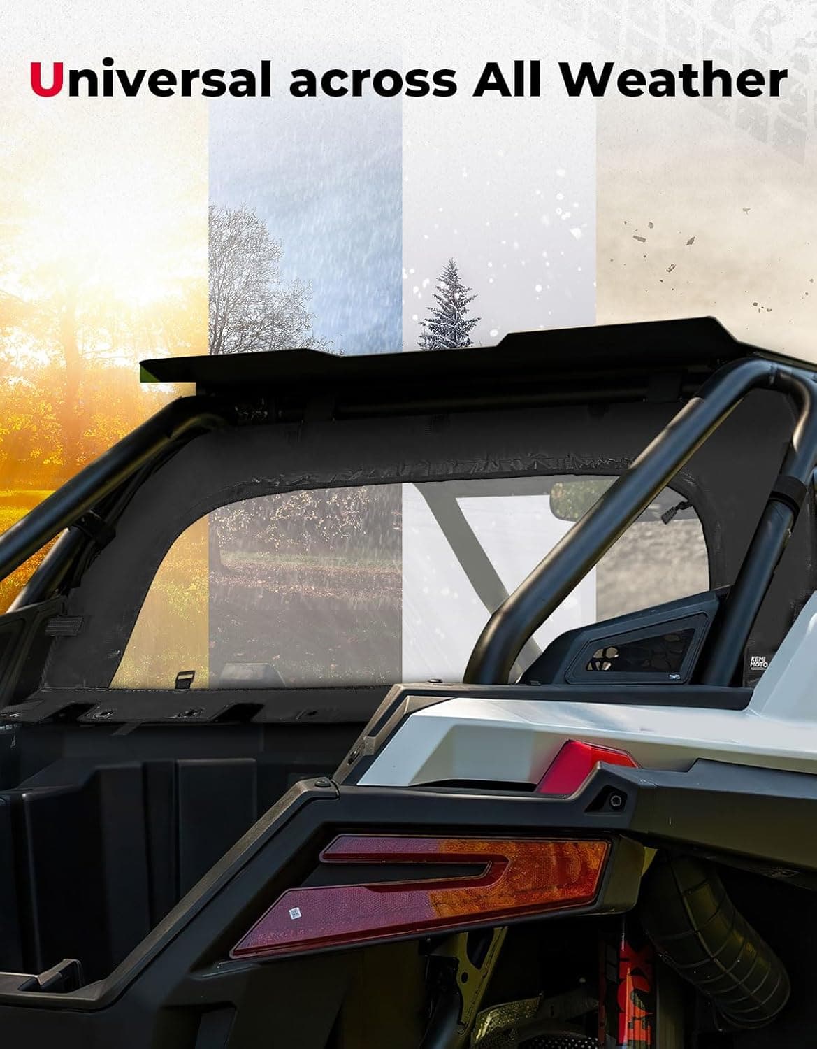Soft Rear Windshield for Polaris RZR PRO R/ R4 2022-2024 - Image 5