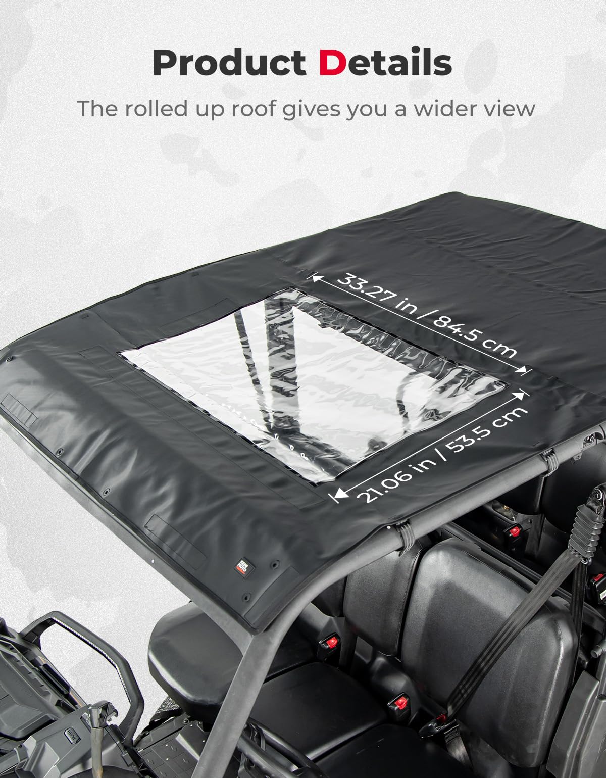 Soft Roof Top for Can-Am Defender Max HD5/8/10 - Image 5