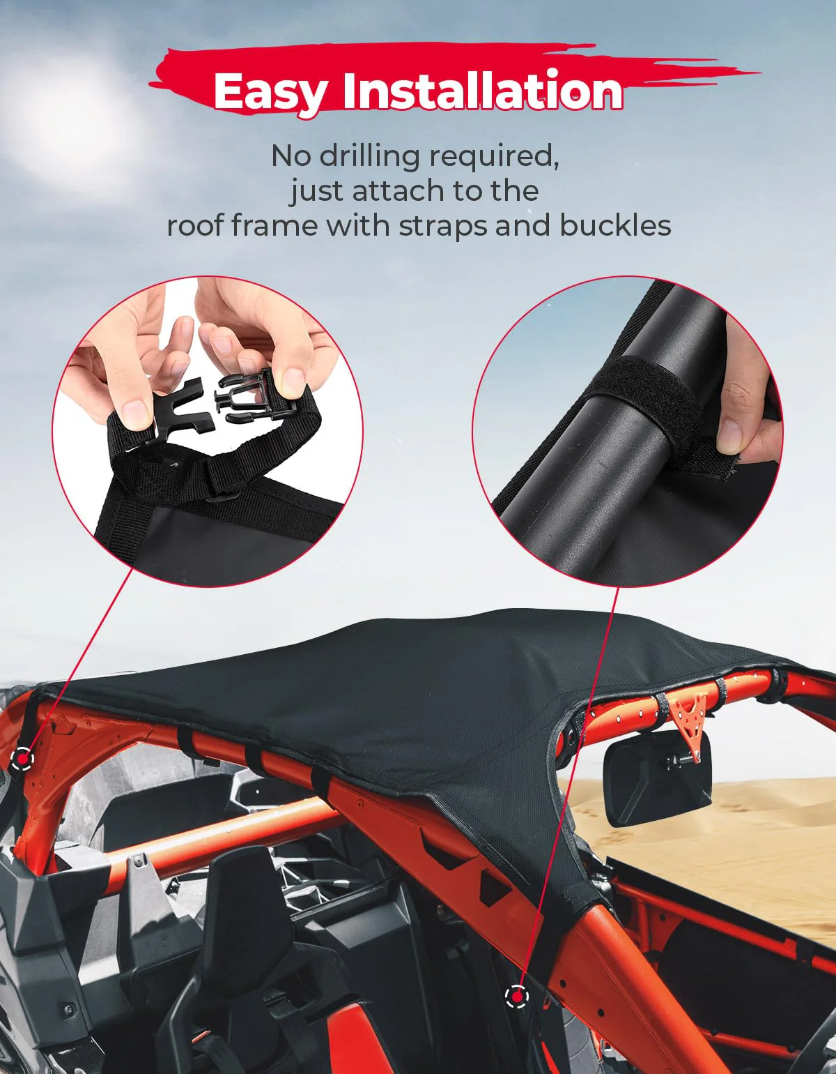 Soft Top Roof for Can-Am Maverick X3 - Image 4