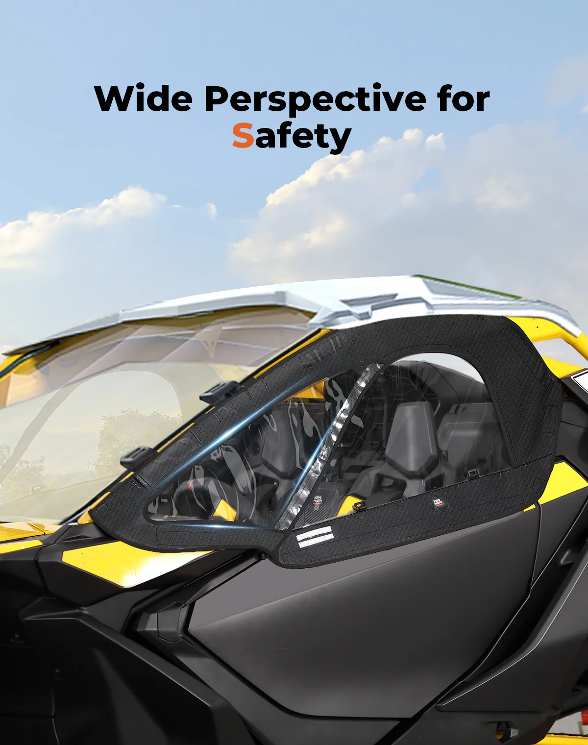 Soft Upper Doors for Can-Am Maverick R 2024+ - Image 6