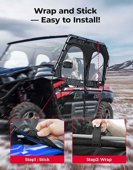 Soft Upper Doors For Kawasaki Teryx 4 800 |Teryx 4 S - Image 5