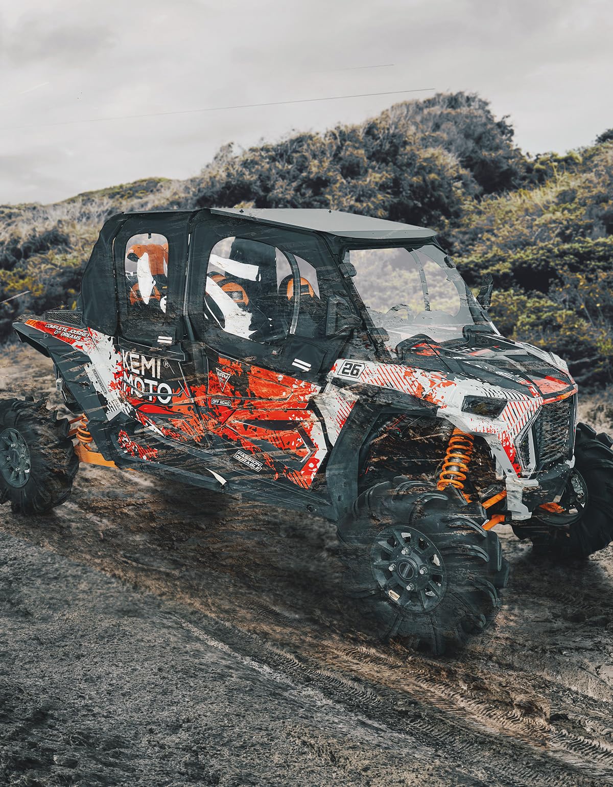Soft Upper Doors With Metal Door Frame for Polaris RZR XP 4 1000 2019-2023 - Image 6