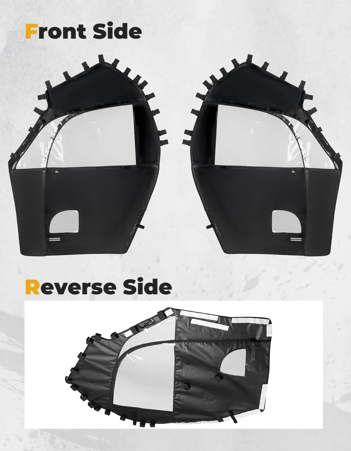 UTV Soft Cab Enclosure for RZR 570/Trail 570/800/S 800/900 - Image 6