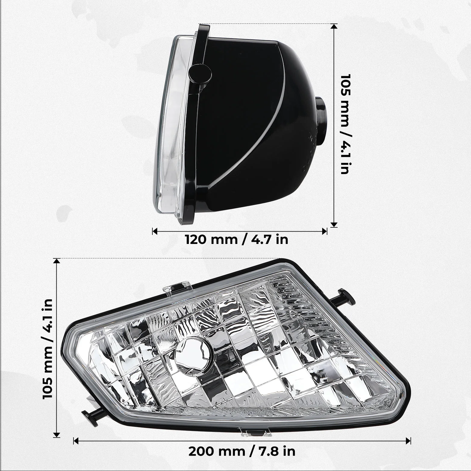 Left Right Headlights Assembly for Polaris Sportsman - Image 3