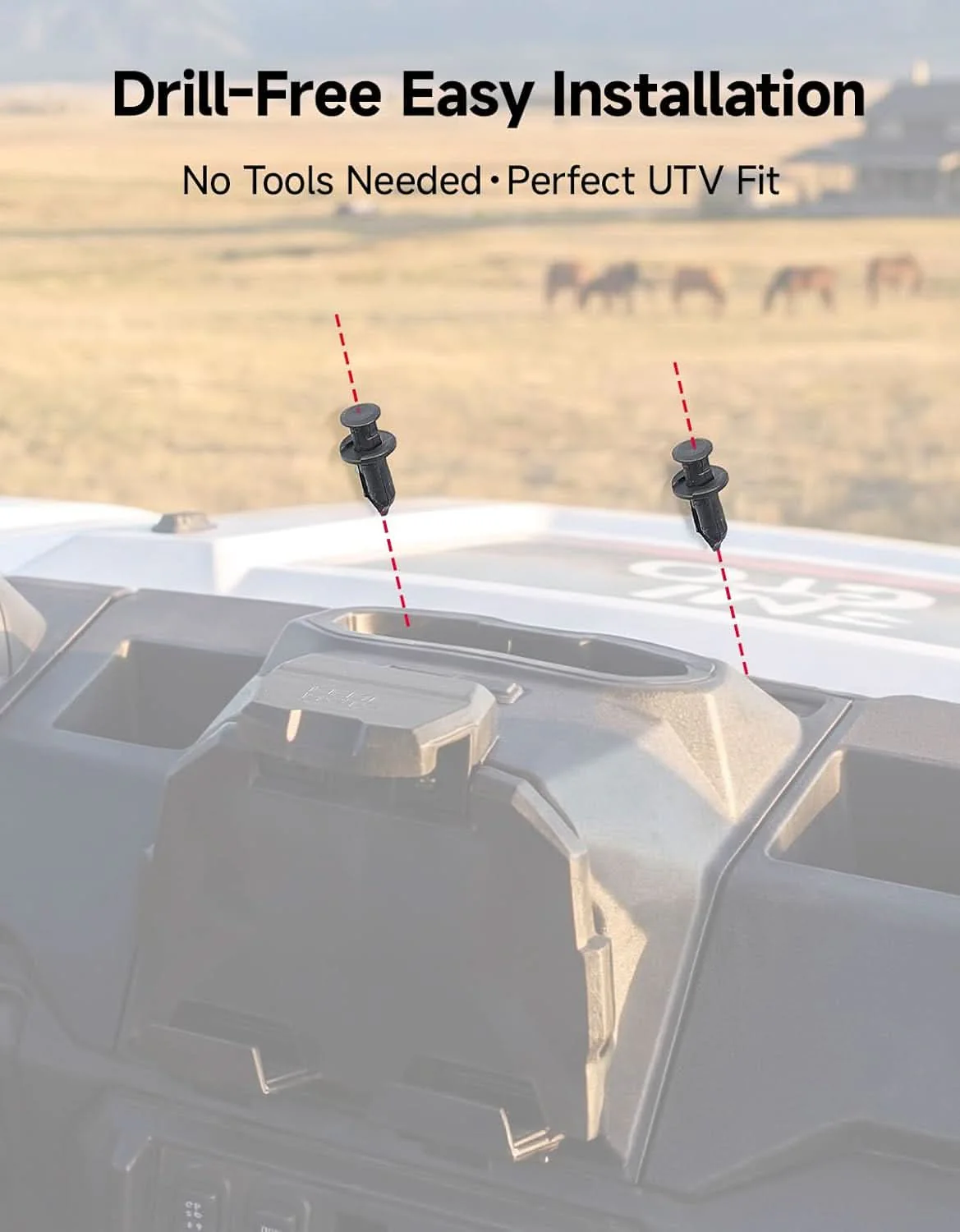 Spring Back Tablet Holder for Polaris Ranger 1000 / XP 1000 / Crew - Image 6