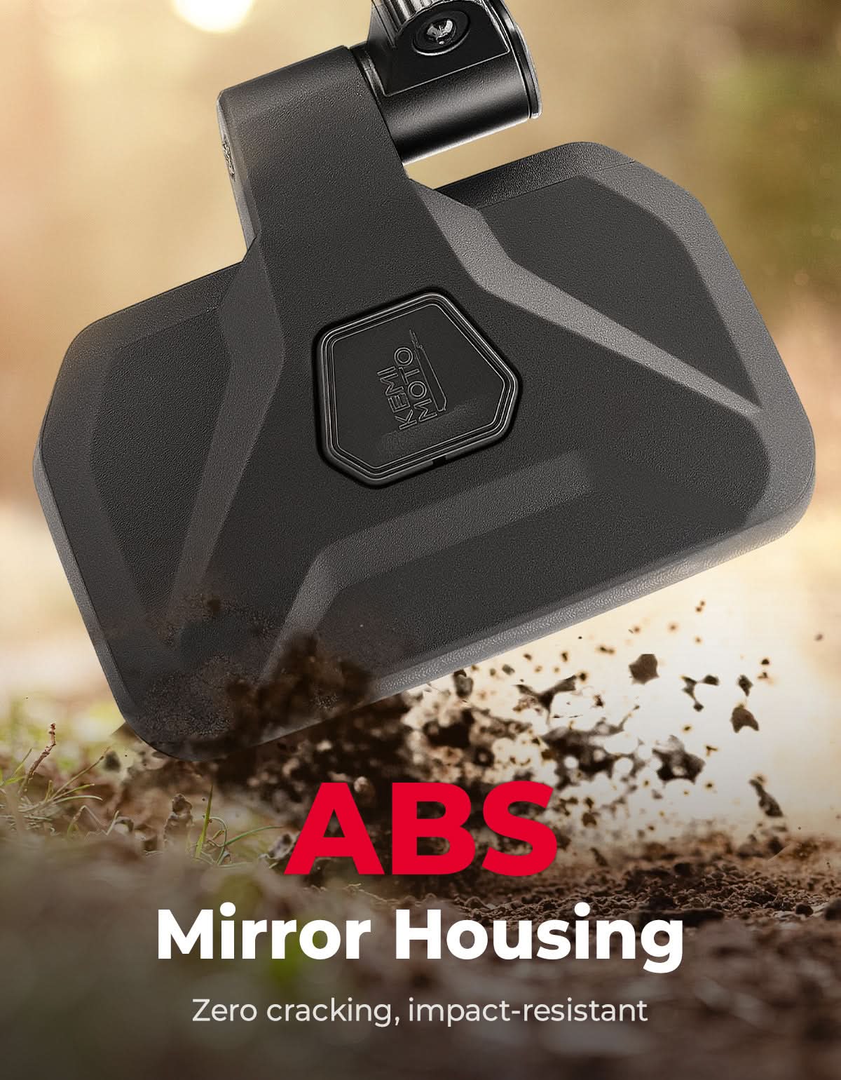 Spring Back UTV Side Mirrors for Polaris ,Can-Am, CFMOTO - Image 4