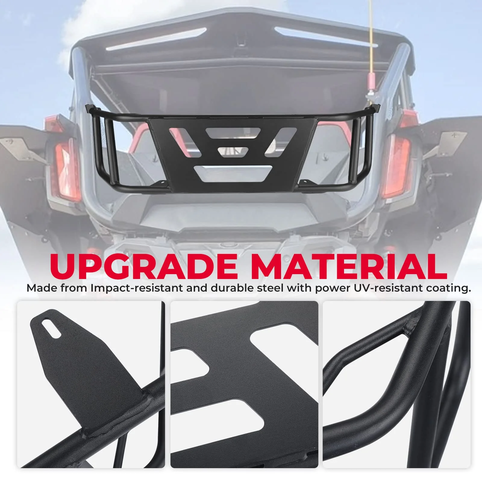 Tailgate Extender & Center Storage Bag for Talon 1000r 1000x 1000x-4 - Image 4