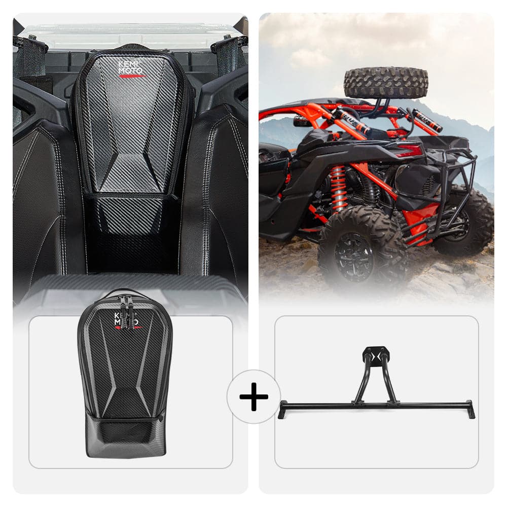 Center Storage Bag & Spare Tire Mount for Can-Am Maverick X3 MAX - Image 8