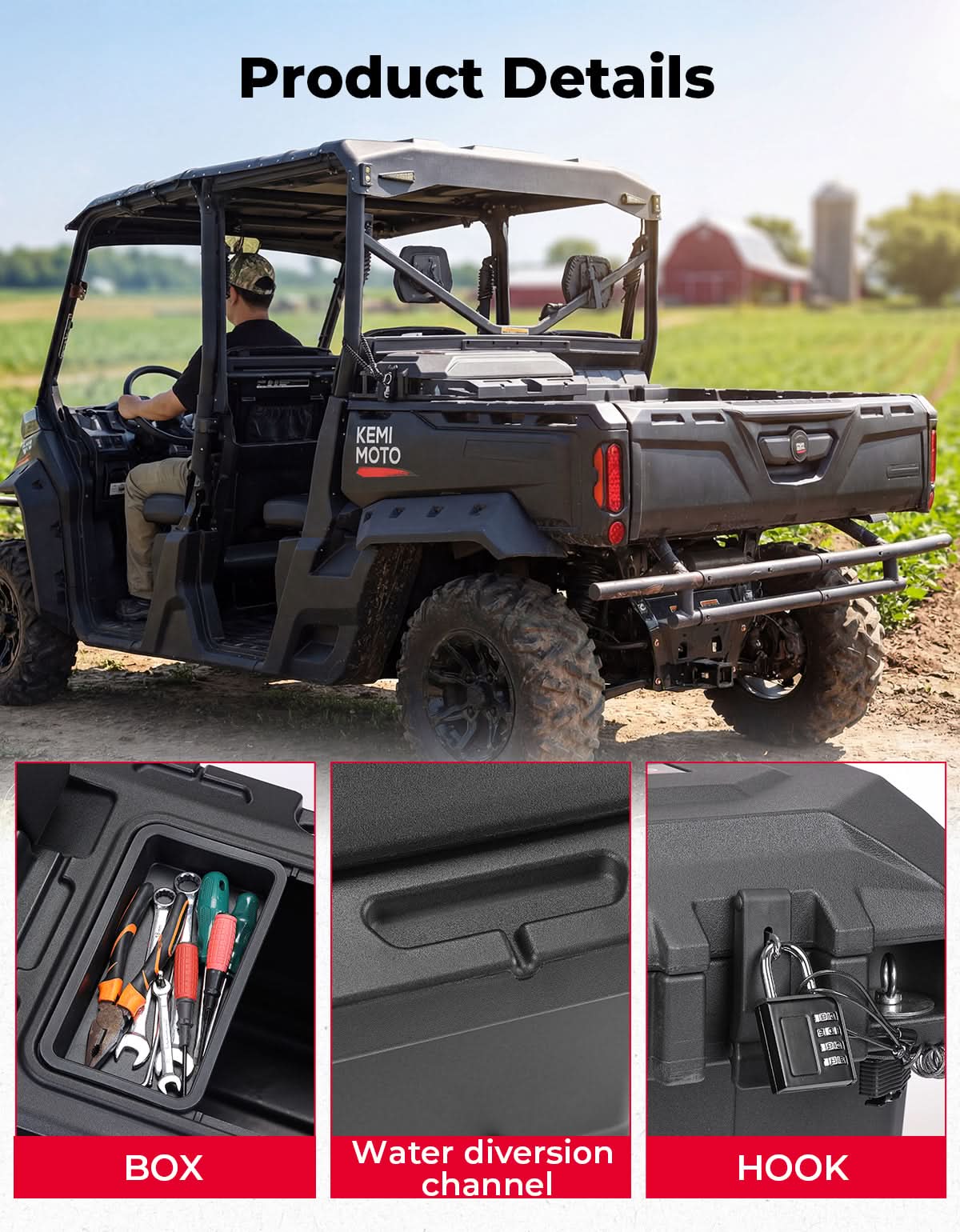 Storage Box for Can-Am Defender / Defender MAX / Commander (2016–2026) - Image 8