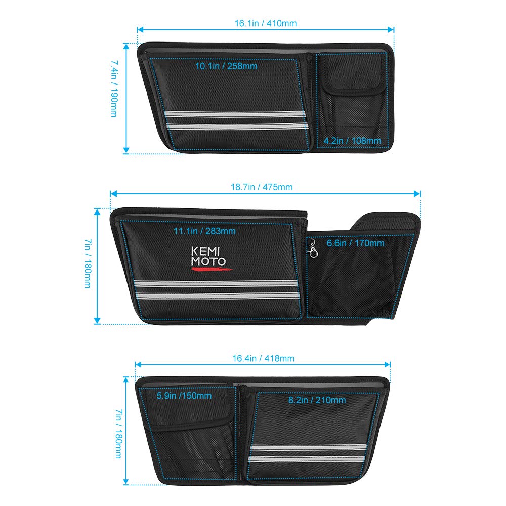 Street Glide Tour Pak Organizer for Electra Glide Road King Road Glide - Image 5