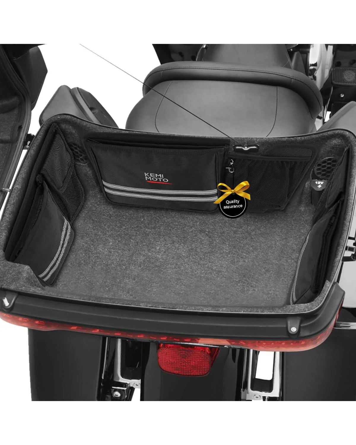 Street Glide Tour Pak Organizer for Electra Glide Road King Road Glide - Image 7