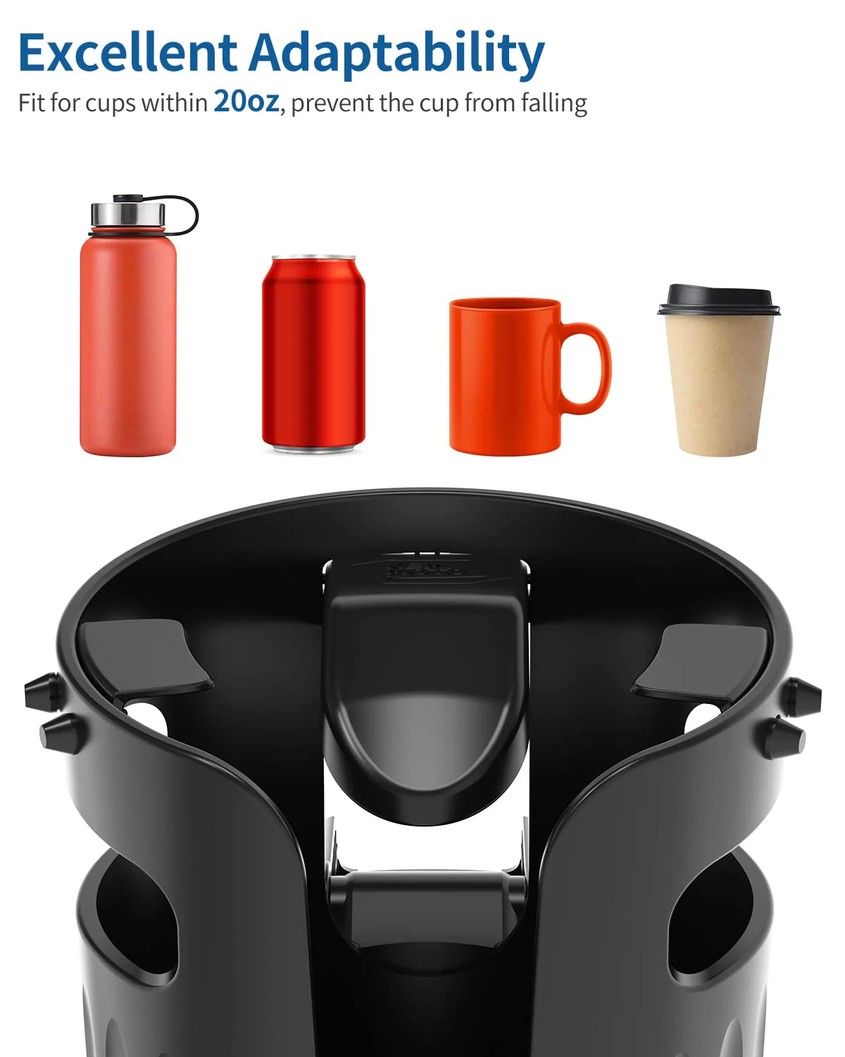 Suction Cup Holder with Tongue Depressor 90-Degree Adjustable - Image 3