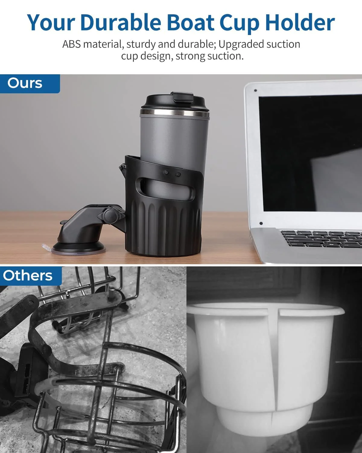 Suction Cup Holder with Tongue Depressor 90-Degree Adjustable - Image 4