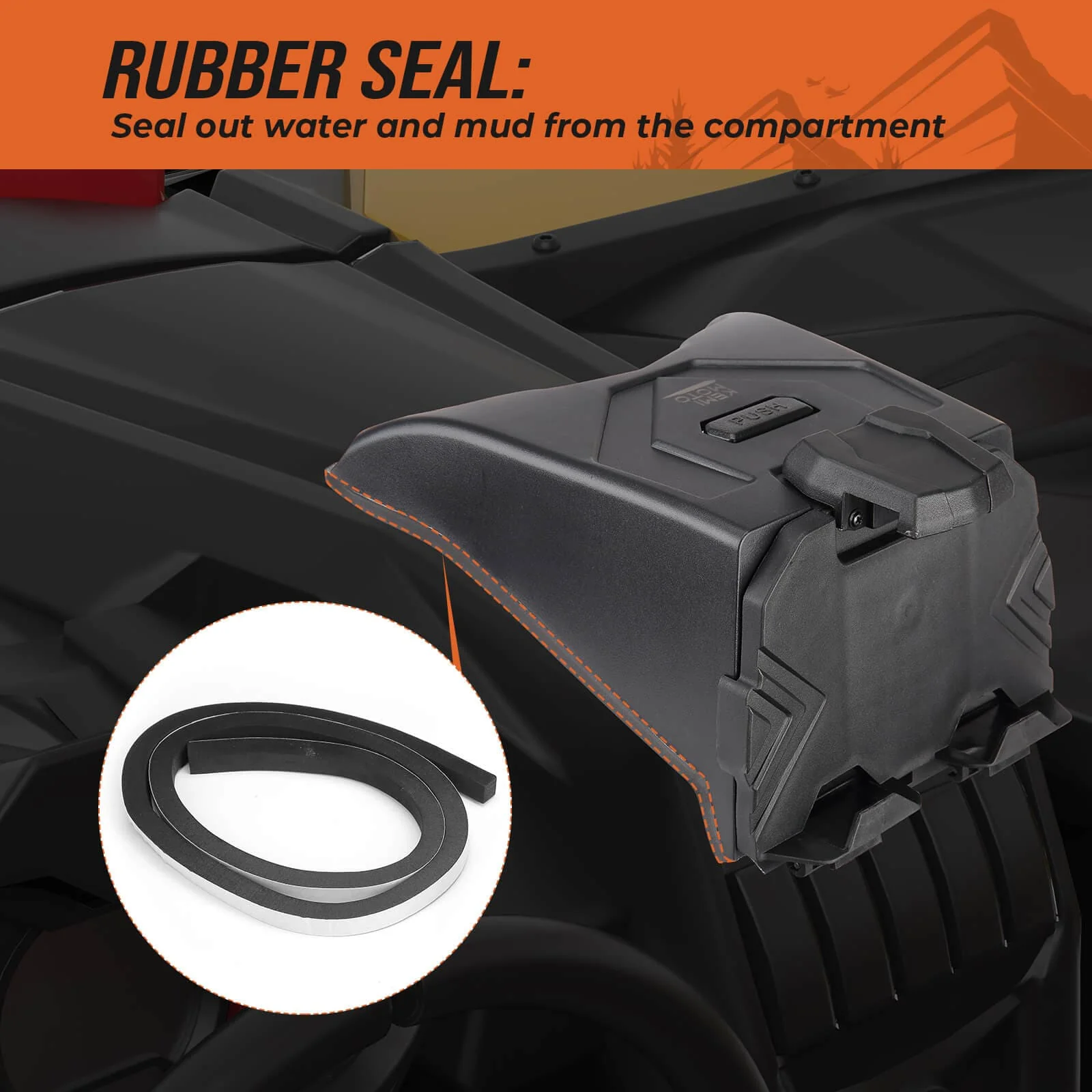 Tablet Holder & Front Door Strorage Bags for Can-Am Maverick X3 MAX - Image 6