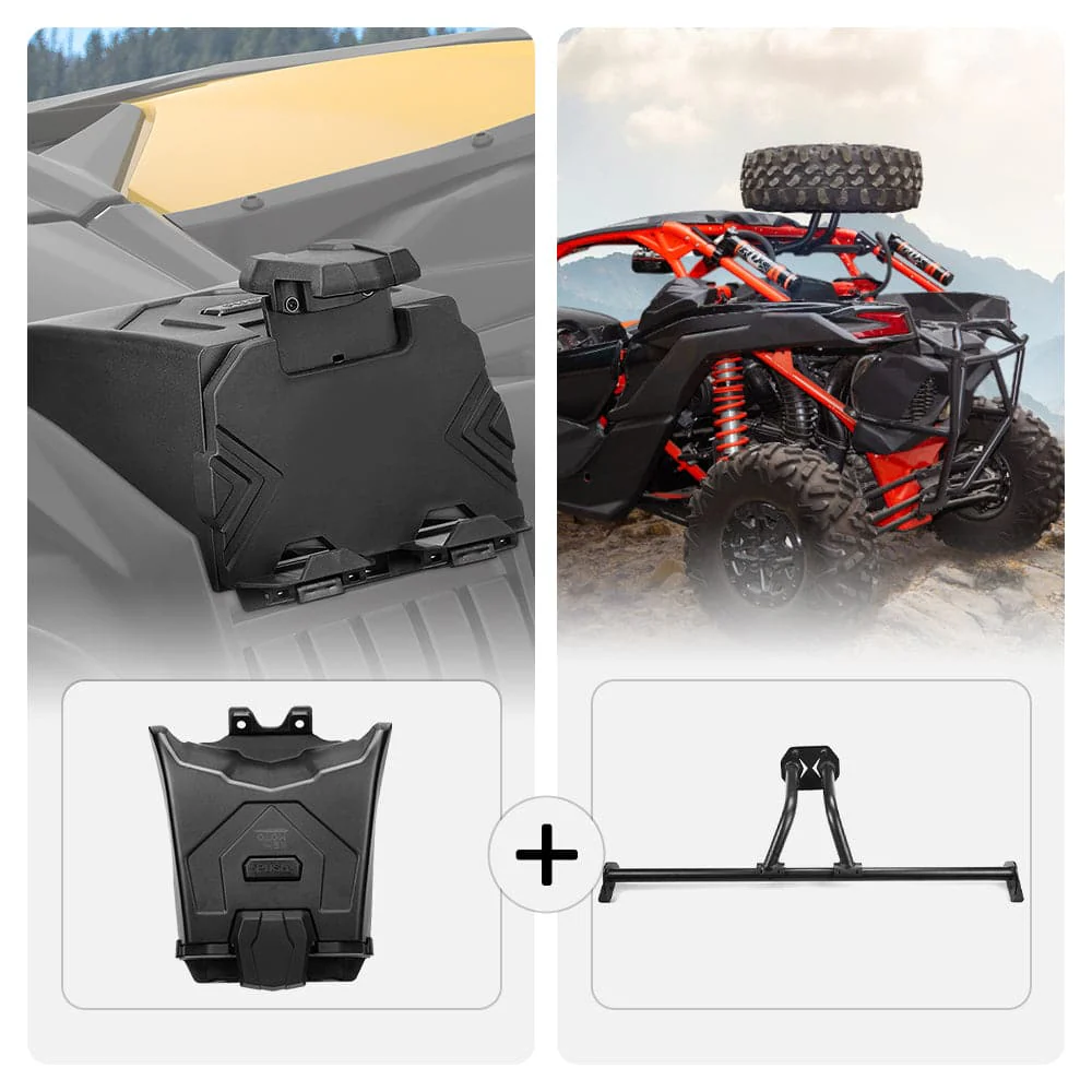 Tablet Holder & Spare Tire Carrier for Can-Am Maverick X3 - Image 11