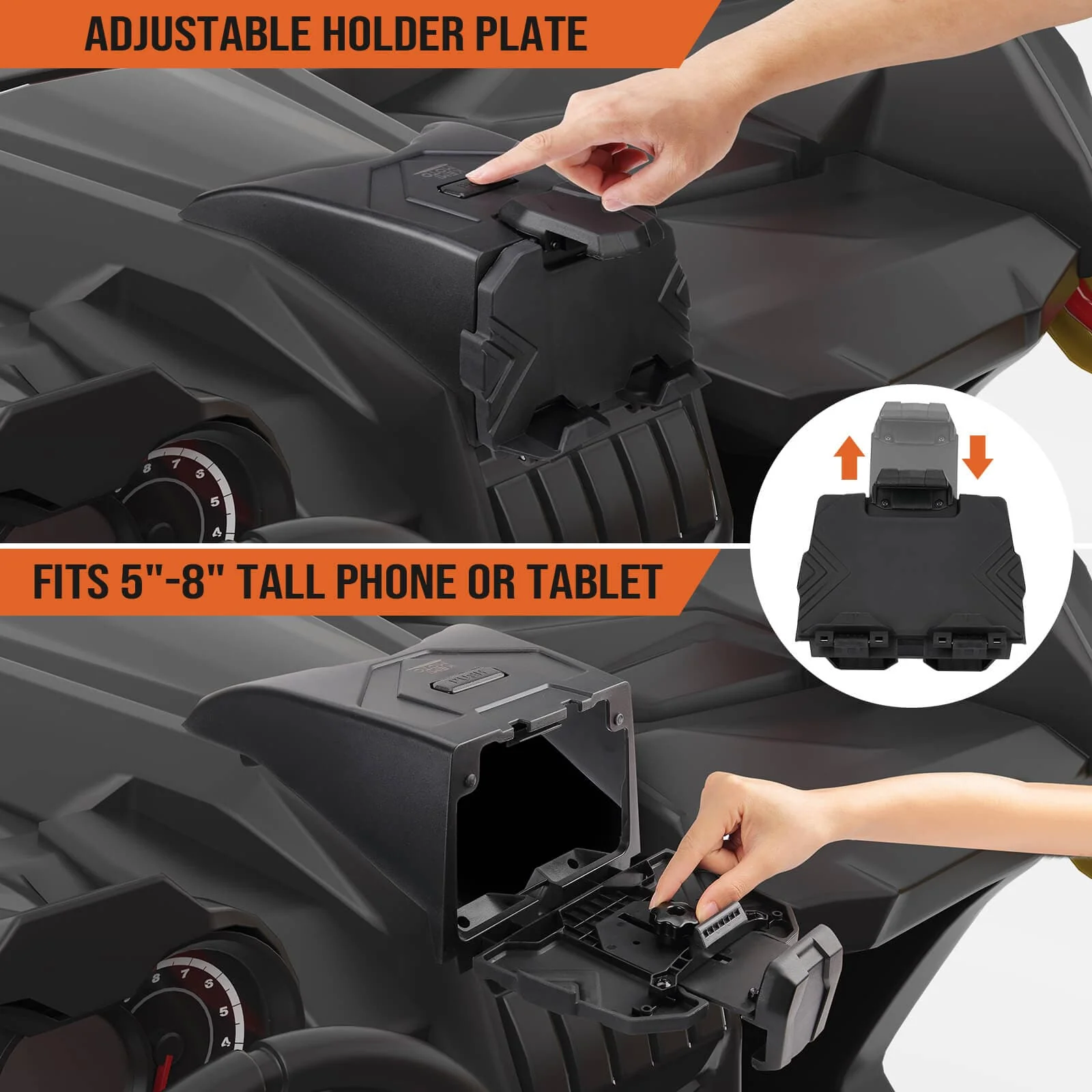 Tablet Holder & Spare Tire Carrier for Can-Am Maverick X3 - Image 7