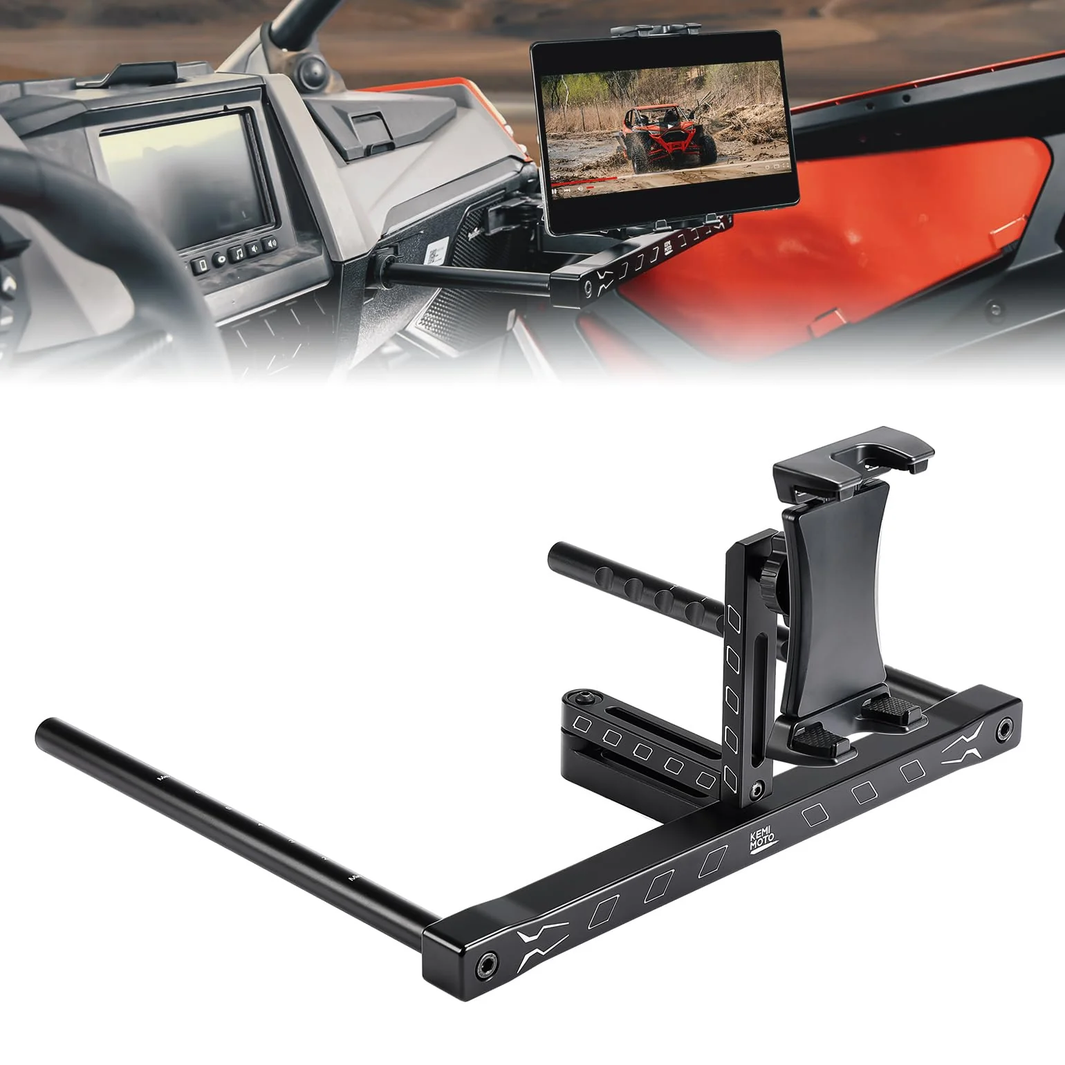 Electronic Device Mounts with Grab Bar For RZR PRO XP/R/Turbo R - Image 10