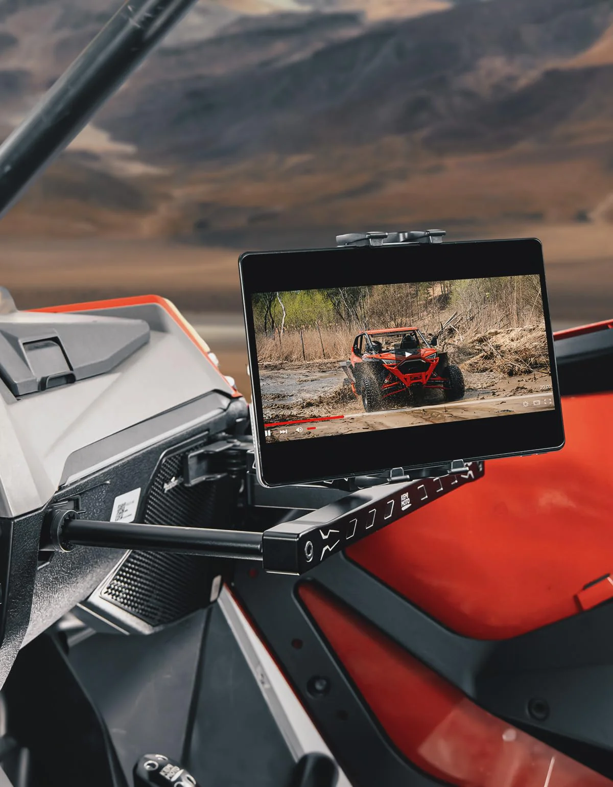 Electronic Device Mounts with Grab Bar For RZR PRO XP/R/Turbo R - Image 9