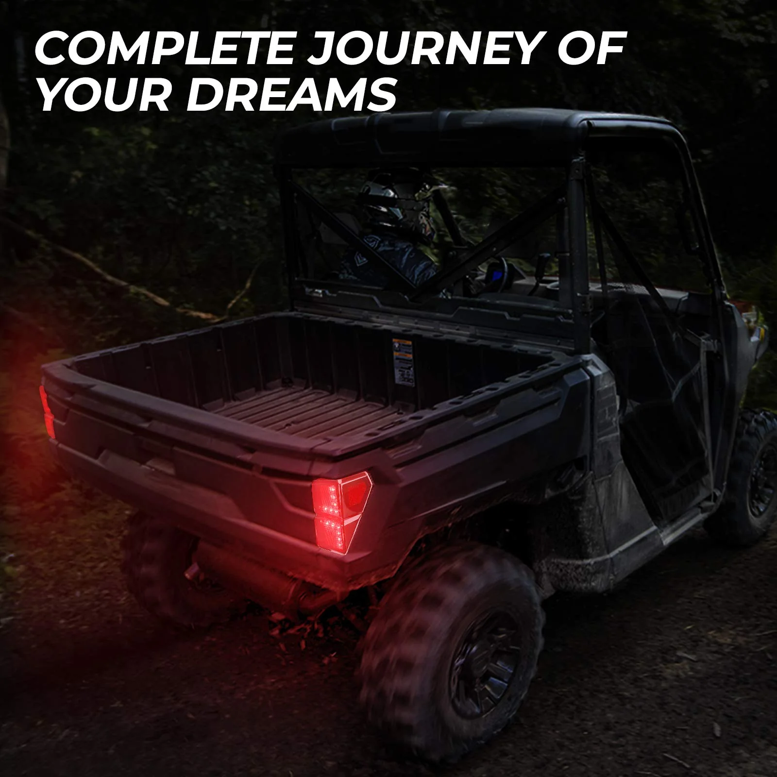 Tail Lights for Polaris Ranger 1000 XP/ Crew 2018-2025 - Image 4