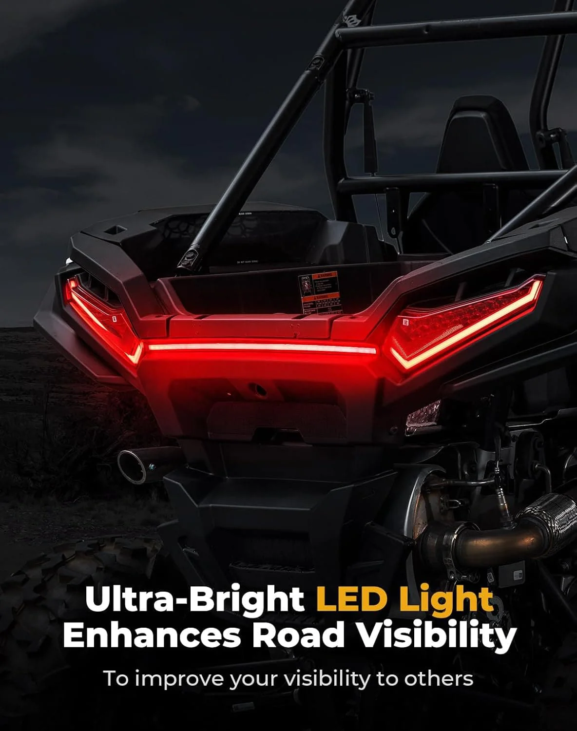 Tail Lights for Polaris RZR XP 1000/4 Ultimate/Sport/Premium Models 2024-2025 - Image 3