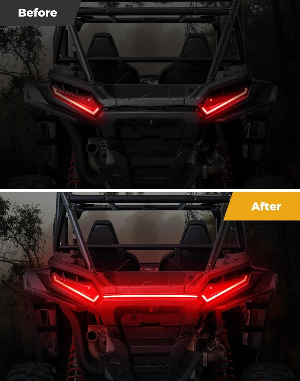 Tail Lights for Polaris RZR XP 1000/4 Ultimate/Sport/Premium Models 2024-2025 - Image 4