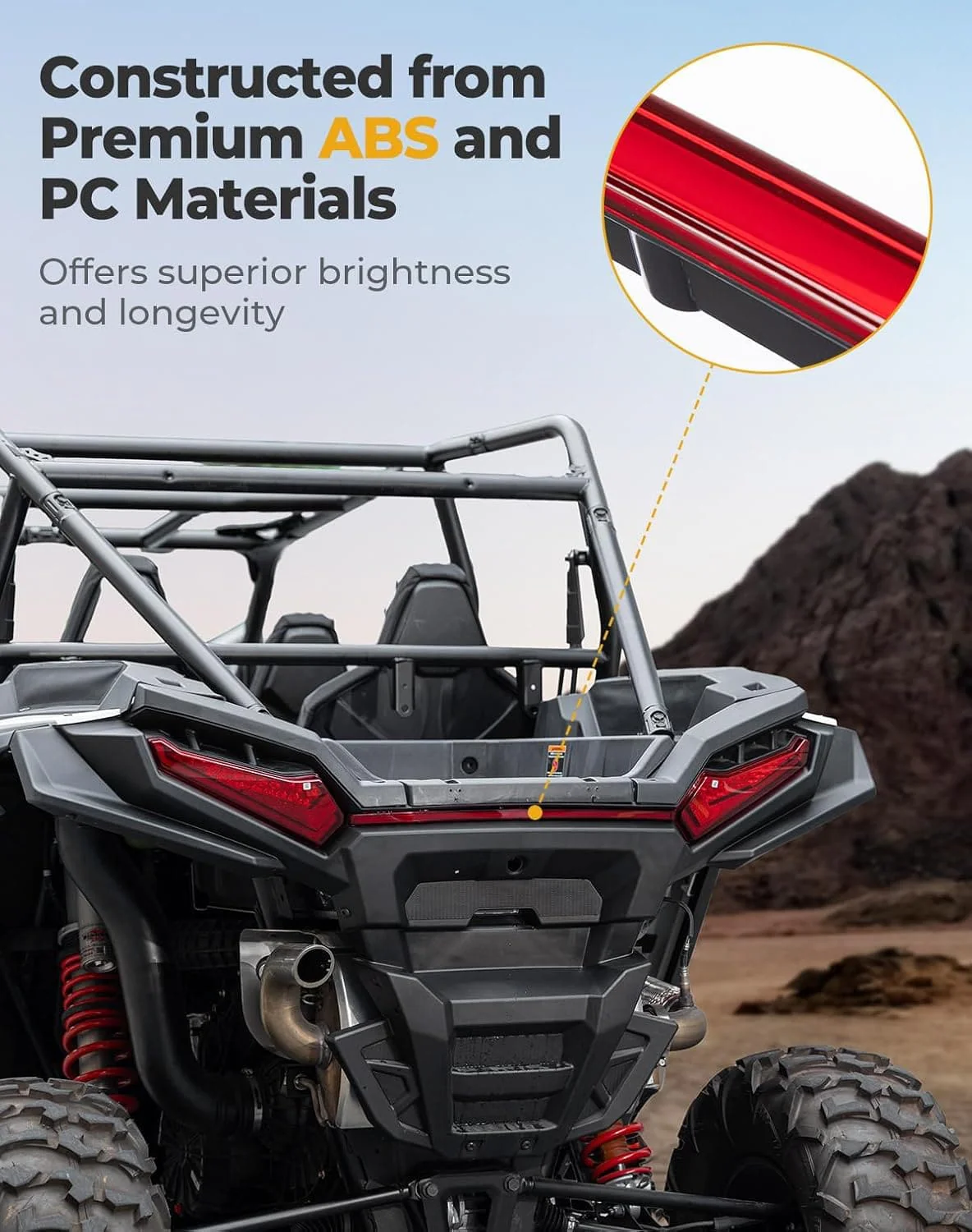 Tail Lights for Polaris RZR XP 1000/4 Ultimate/Sport/Premium Models 2024-2025 - Image 6
