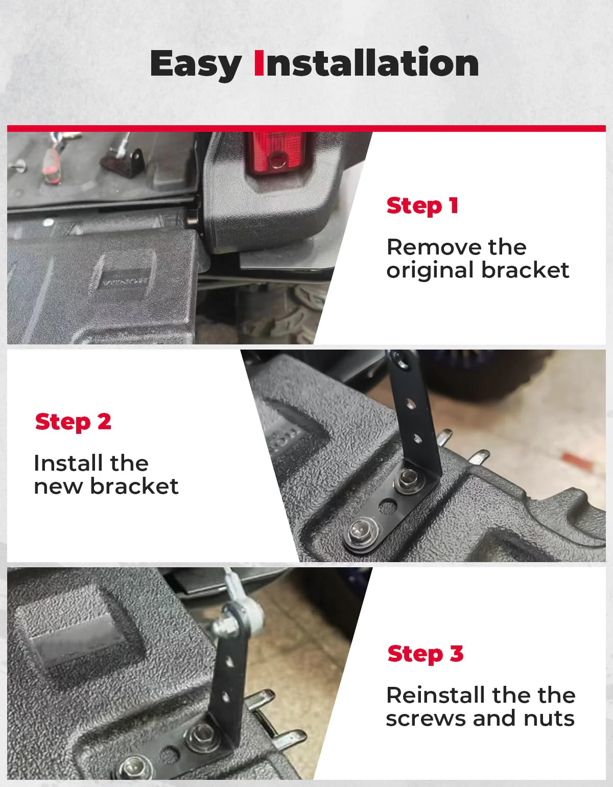 Tailgate Leveler Bracket for Pioneer 700 700-4 1000 1000-5 1000-6 - Image 6