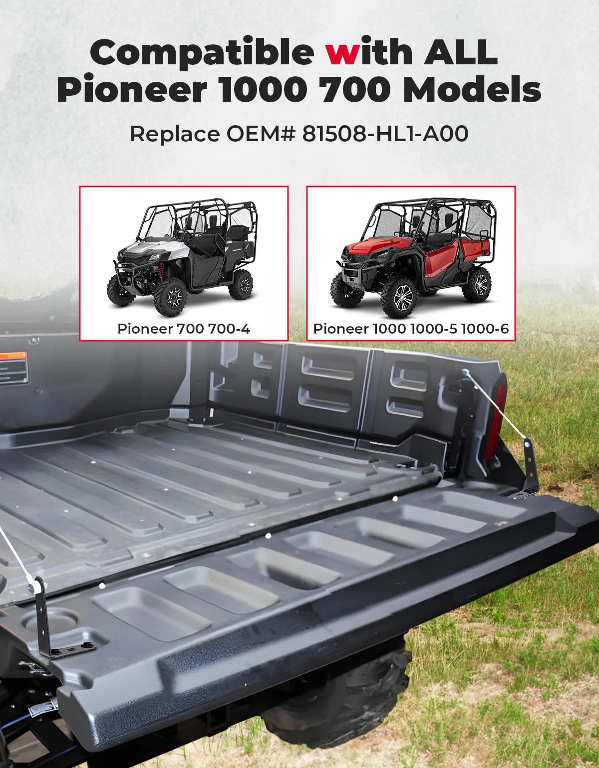 Tailgate Leveler Bracket for Pioneer 700 700-4 1000 1000-5 1000-6 - Image 7