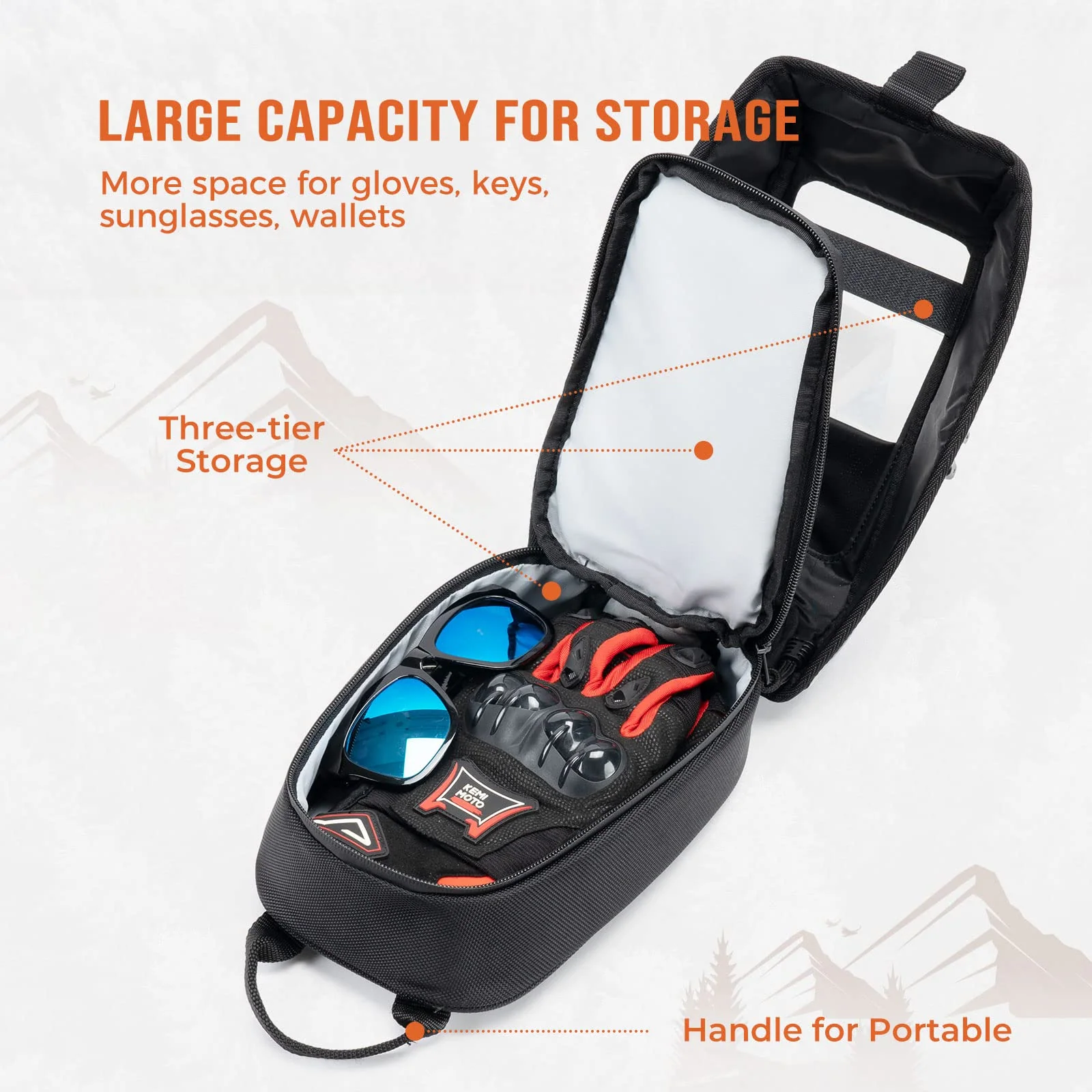 Tank Bag for Cam-Am Ryker - Image 6