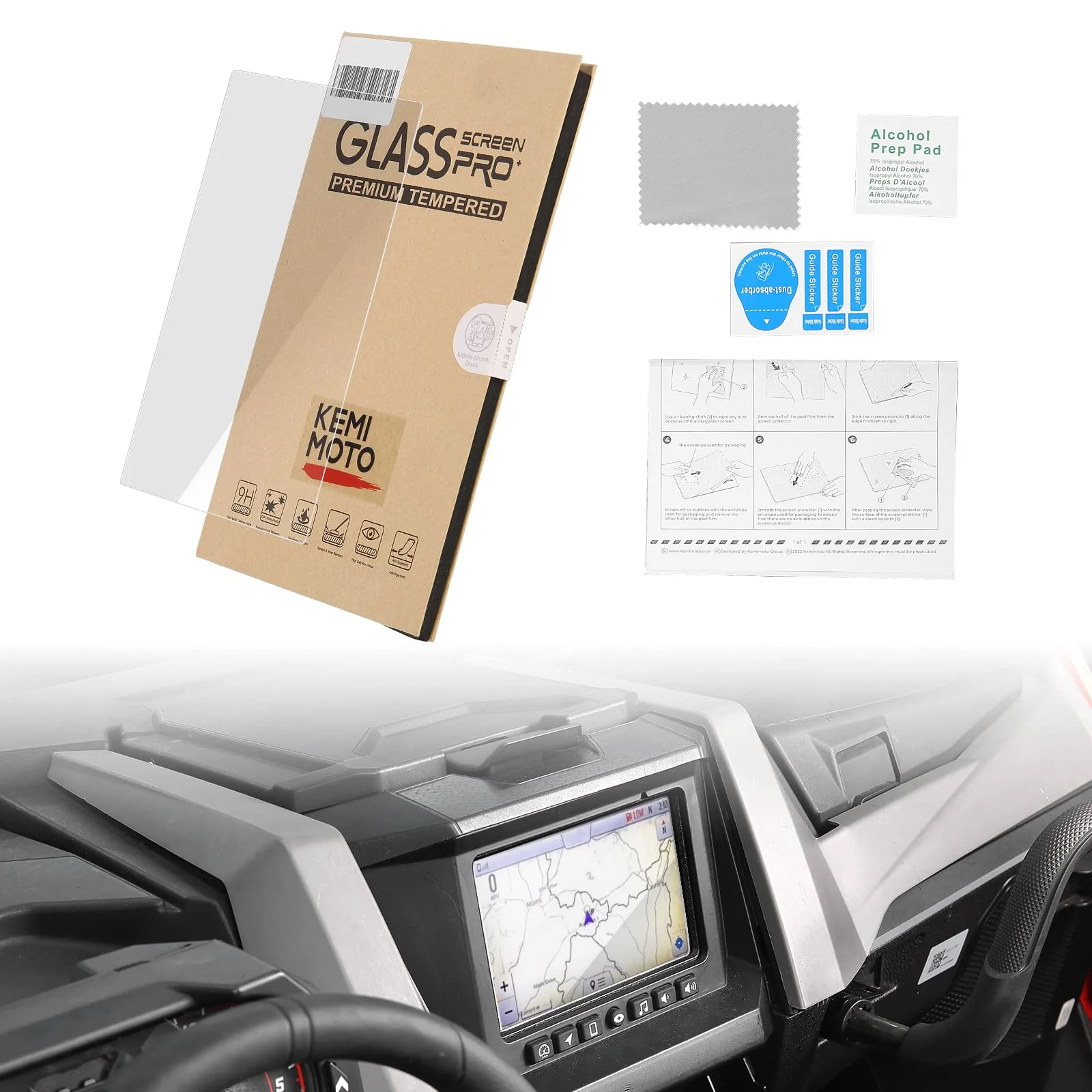 Tempered Glass Screen Protector for RZR /Ranger /General /Slingshot /Xpedition - Image 7