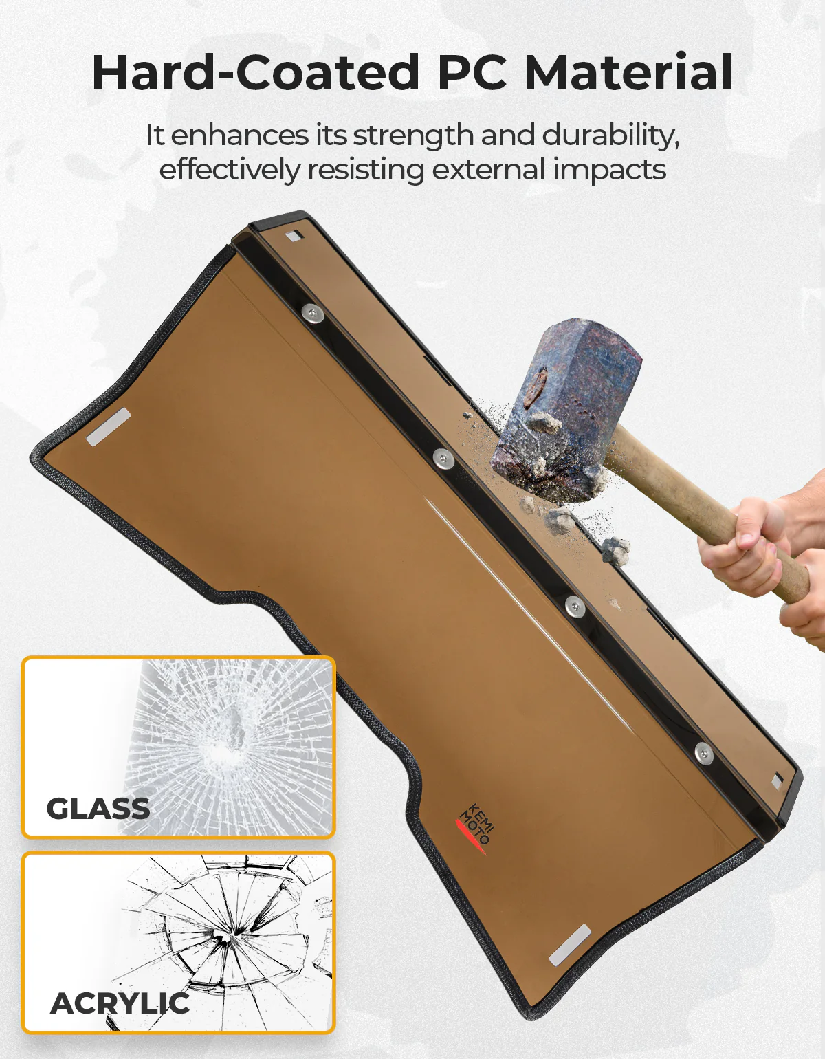 Tinted Rear Windshield Scratch Resistant for CFMOTO ZForce 950 - Image 6