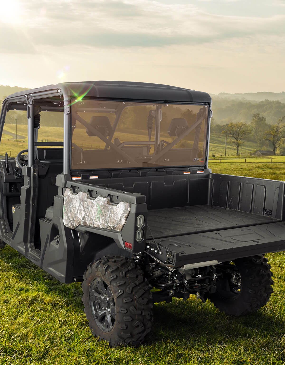 Tinted Rear Windshield UV-Resistant for CFMOTO UFORCE 1000/1000XL - Image 7