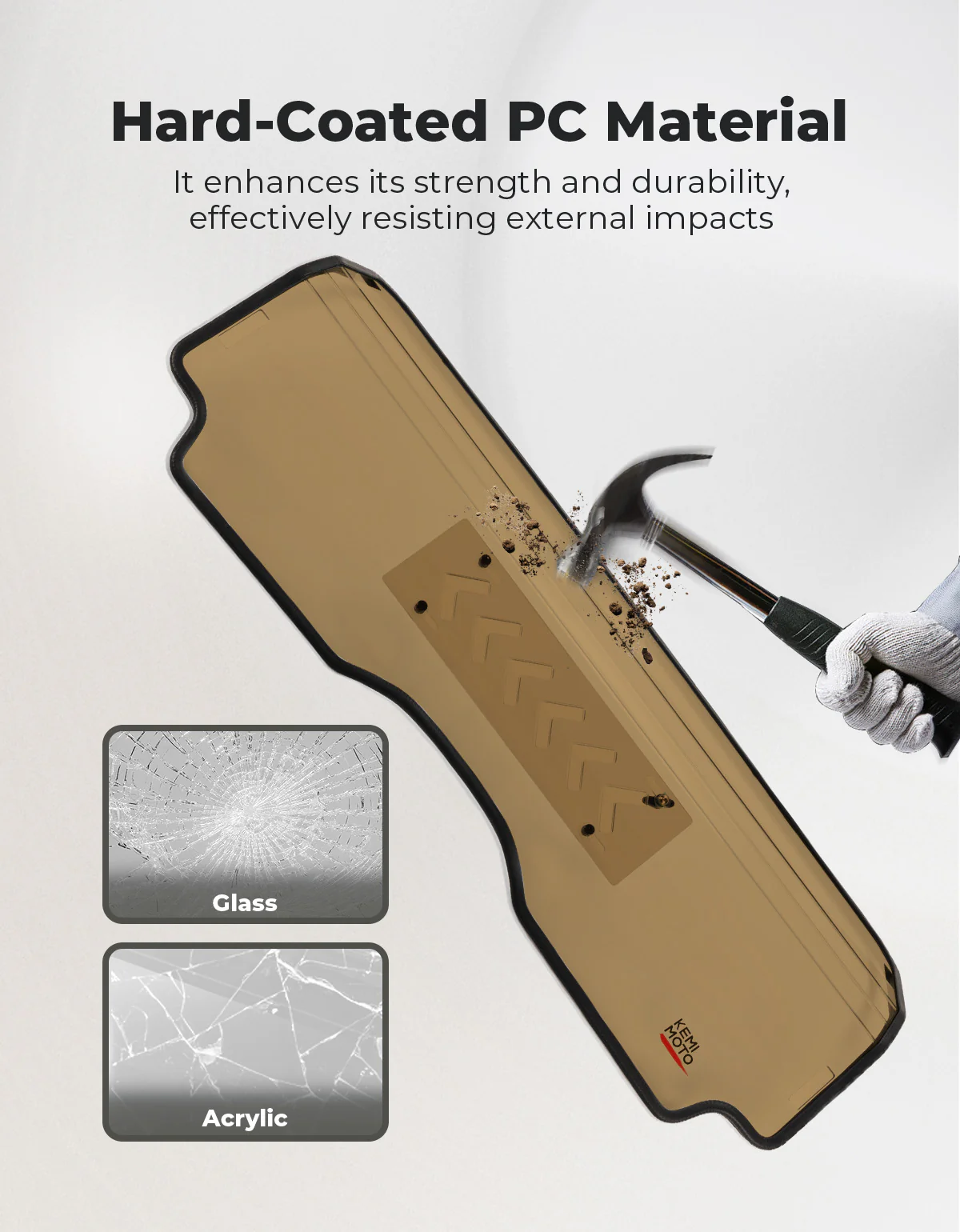 Tinted Rear Windshield w/Sliding Window for 2023+ CFMOTO ZForce 950 Sport | 800 Trail - Image 6