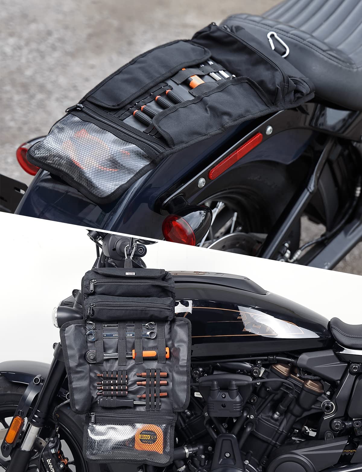 Tool Bag for Motorcycles Softail Dyna Sportster - Image 5