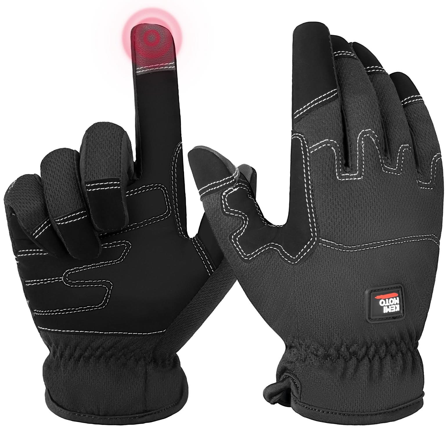 Touchscreen Work Gloves with Padding for Men & Women - Image 2