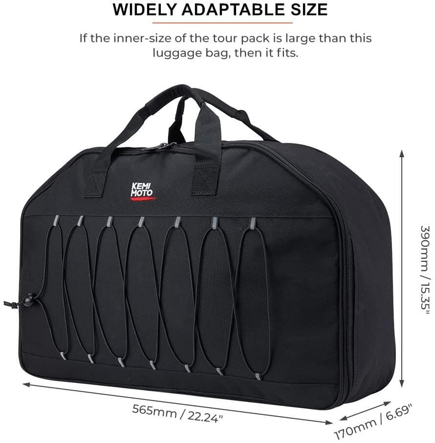 Tour Pack Organizer Soft Liner Luggage Bag for Harley - Image 6