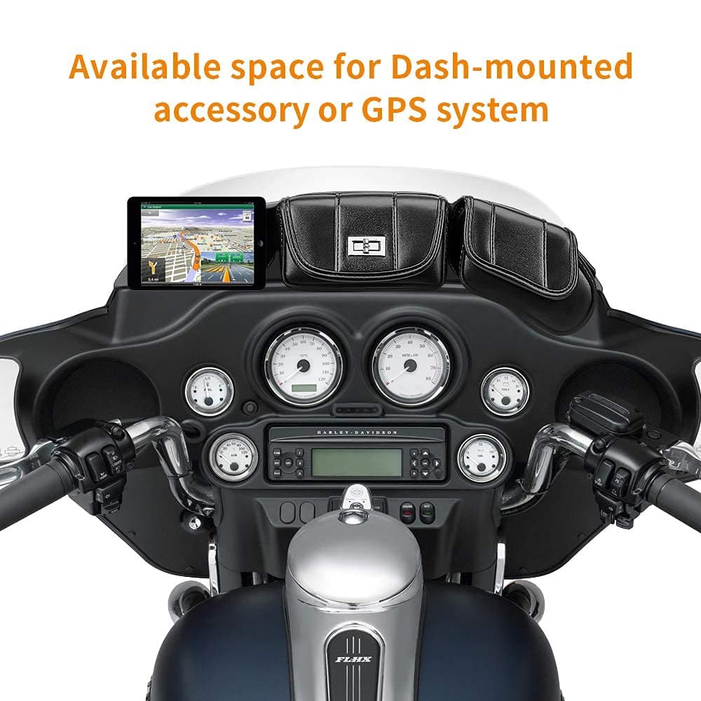 Windshield Bags for Touring Street Glide Electra Glide - Image 2